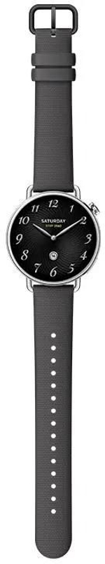 Смарт-часы Xiaomi Watch S4,  41мм,  1.32",  черный/серебристый