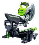 Пила торцовочная аккумуляторная GREENWORKS GD24MS216 24V, б/щ, 4800 об/мин, АКБ 4Ач и ЗУ 1501707UB