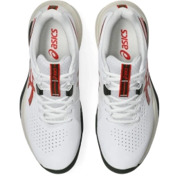 Мужские кроссовки теннисные Asics Gel-Challenger 15 - white/cherry tomato