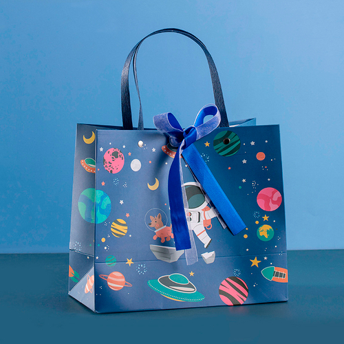 Пакет подарочный "Cosmo Boy" 25х22 см
