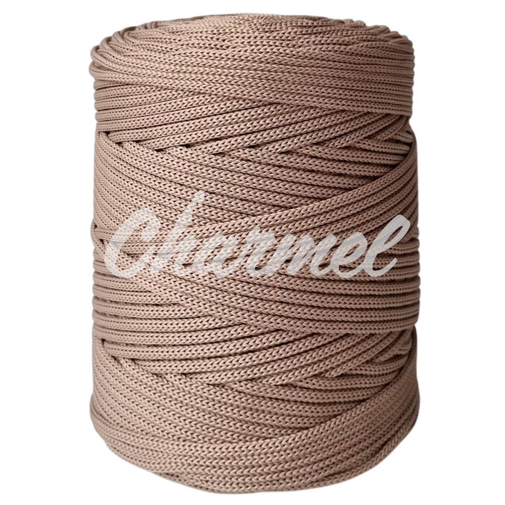 White polyester cord 4 mm