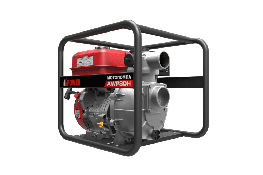 Мотопомпа A-iPower бензиновая высоконапорная AWP80Н