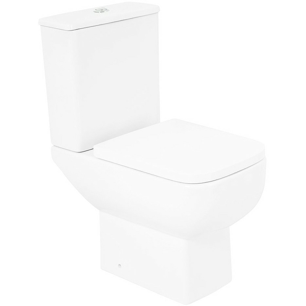 Унитаз компакт BelBagno Aurora BB8604CPR/SC без бачка с сиденьем Микролифт