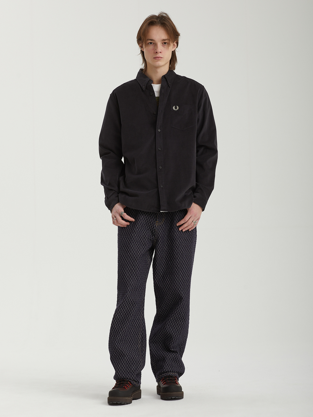 Мужская Рубашка Needle Cord