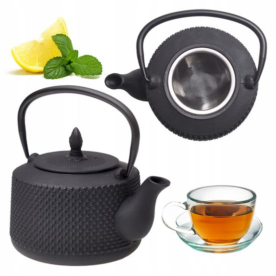 Чайник заварочный чугунный 1000 мл. Kamille KM 4833