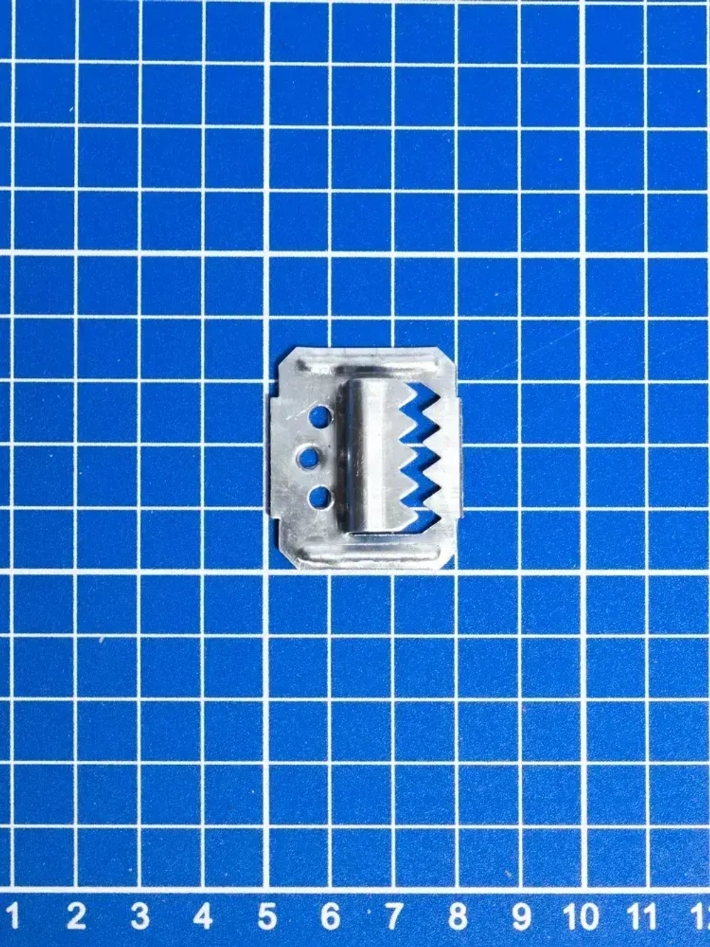 Кляймер усиленный Осфикс "Профи" №4 (4мм) 100 шт для вагонки, блок-хауса, имитации бруса