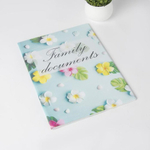 5243177 Папка для семейных документов, 3 комплекта, цвет голубой