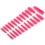 Ногти накладные на клеевых пластинах 24шт «ТЫПРЕКРАСНА!», цвет французская роза, длина 3см