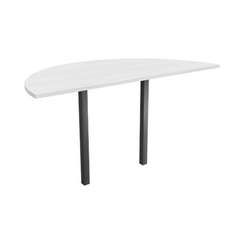 Стол приставной Континент-Pro СП142 Ясень Анкор белый 1416х700х750