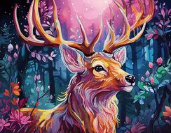 Almaz qaşlarla tablo \ Алмазная вышивка \ Diamond painting Волшебный олень