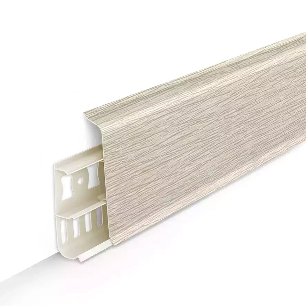 Плинтус напольный ПВХ "Деконика" 418 Дуб жемчужный 2200х70х21 мм