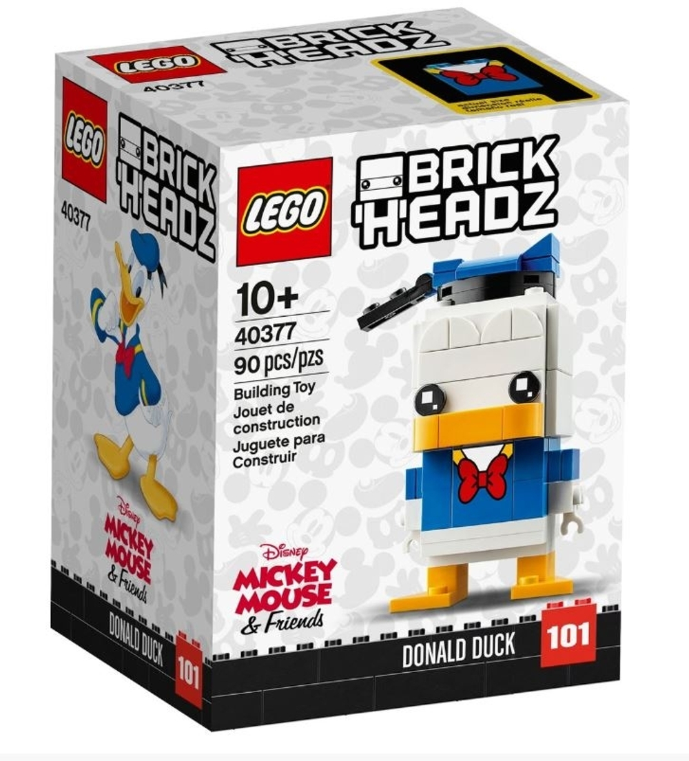 Конструктор LEGO BrickHeadz 40377 Дональд Дак