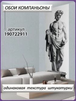 3D Фотообои объемные античная скульптура мужчины