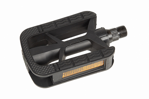 Педали MX-P610, ось 9/16" со светоотражателями, полипропиленовые чёрные