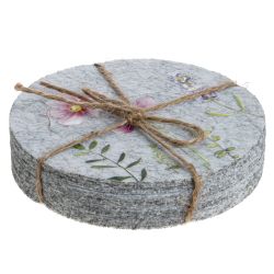 GAEM Набор из 4-х подставок под кружку, L10 W10 H0,5 см