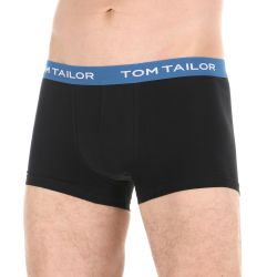 Мужские трусы боксеры набор 3в1 черные Tom Tailor 70162/6061