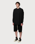 RICK OWENS DRKSHDW СВИТШОТ TOMMY ЧЕРНЫЙ
