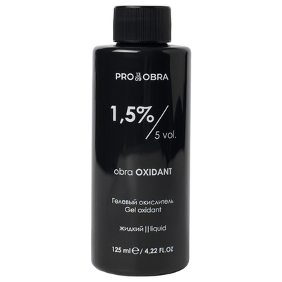 1,5% жидкий окислитель гелевый OBRA Oxidant (5 vol.) - 125 мл.