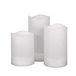 USL-S-816-PT150 CANDLE SET3 Садовый светильник на солнечной батарее Свеча. в наборе из 3 штук. 1 светодиод. Теплый белый свет. 1xАА Ni-Mh аккумулятор в-к. IP44. TM Uniel