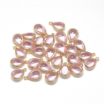 Подвеска Капля 18мм, стекло