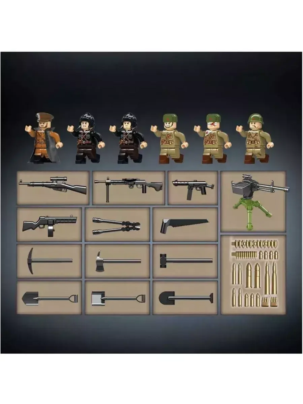 Конструктор Тяжелый советский танк 1703 детали