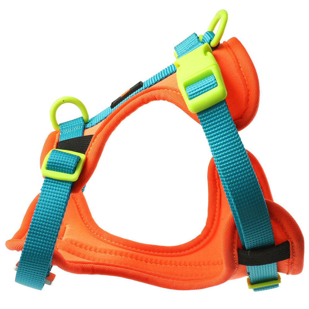 Шлейка-жилетка мягкая "Рио" L, оранжевая, обхват шеи 420-660мм, обхват груди 580-980мм, Triol