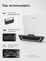 Mr&Mrs Fragrance Корпус ароматизатора для автомобиля EVO | ЧЕРНАЯ КОЖА в подарочной коробке