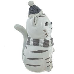 GAEM Фигурка декоративная "Кот", L13 W12 H25 см, 2в.