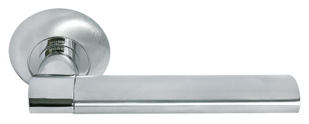 Дверные ручки Morelli "AGBAR" MH-21 SC/CP Цвет - Матовый хром/полированный хром