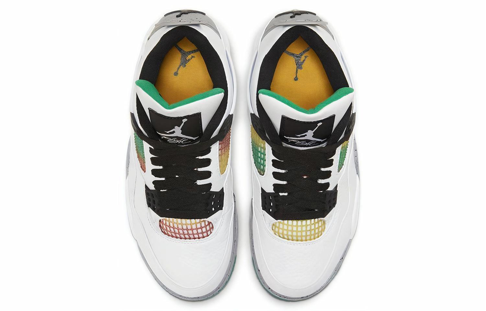 Кроссовки Jordan Air Jordan 4 Retro Lucid Green (Женская размерная сетка)