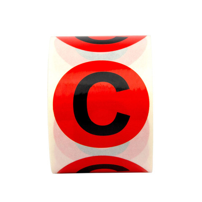 Маркировка шин DKC, 40мм, С, красный