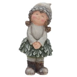 GAEM Фигурка декоративная "Мальчик/ Девочка, L9,5 W6,5 H19 см, 2в.