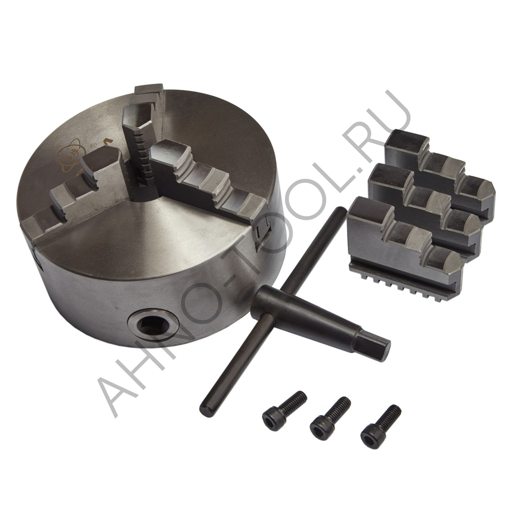 Патрон токарный 160мм 7100-0005 (K11-160) "YTUM UNIVERSAL" прям.и обр. кулачки