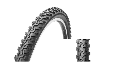 Покрышка CHAO YANG 28"х 1.75 (47-622) H-462, АНТИПРОКОЛ RHINO SKIN, горная высокая, черная