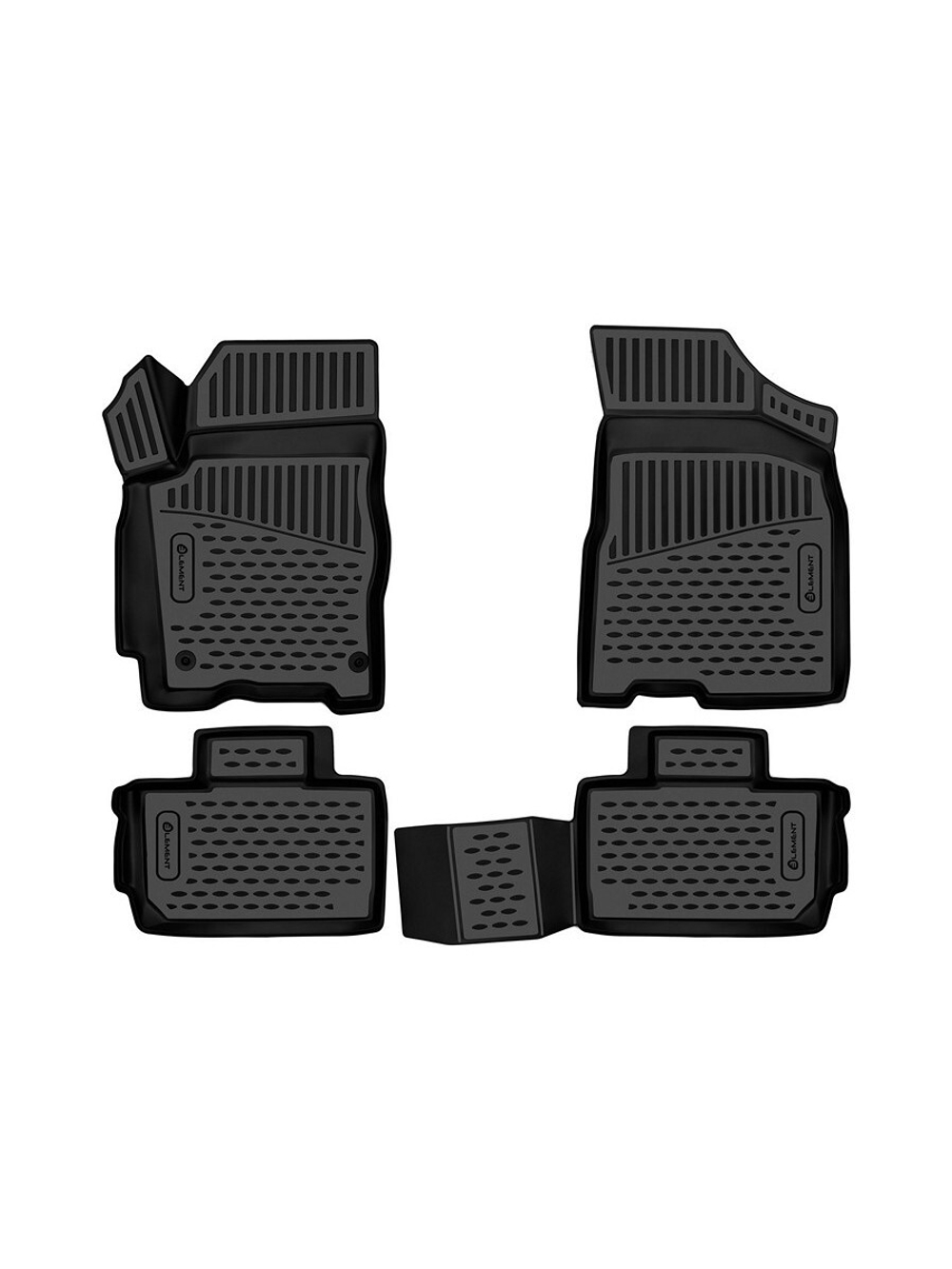 Коврики в салон для CHERY Tiggo 2, 2017-, 4 шт. (полиуретан) ELEMENT3D6323210
