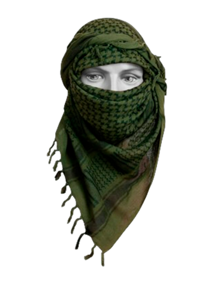 Арафатка / Шемаг (110х110см)(Зелено-черный)