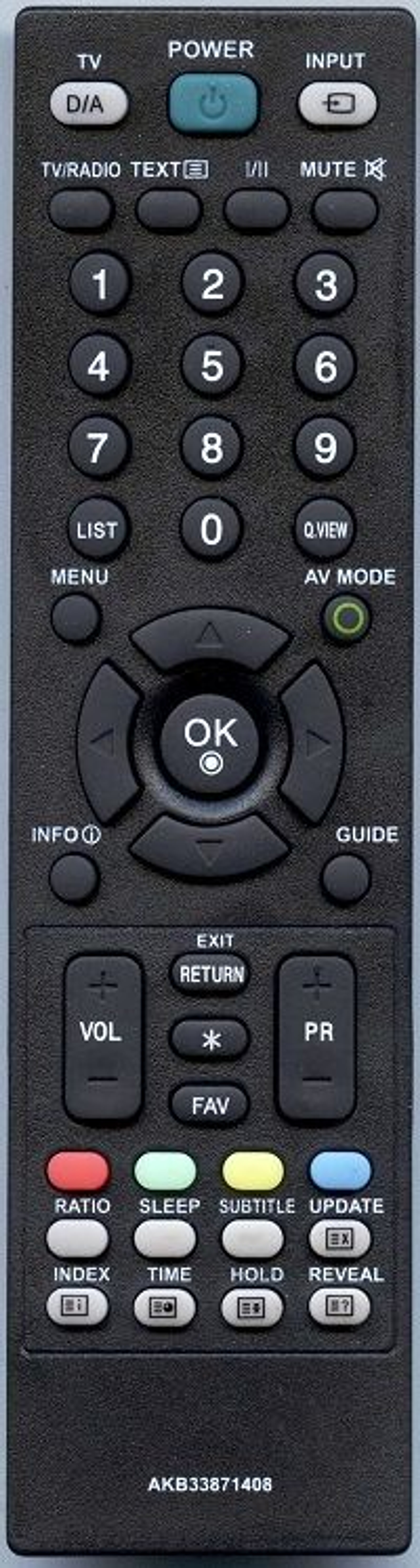 Пульт для LG AKB33871408
