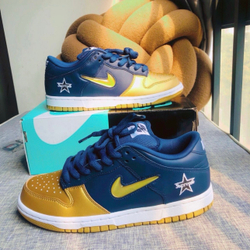 Nike SB Dunk Low Supreme Jewel Swoosh Gold