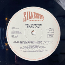 Винтажная виниловая пластинка LP Del Shannon Rock On (Germany 1991)