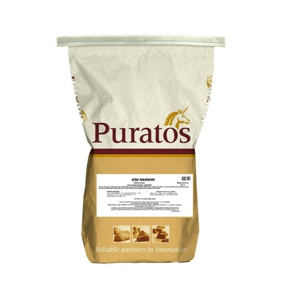 Смесь для ванильных маффинов Изи Маффин «Puratos» ~ 15 кг