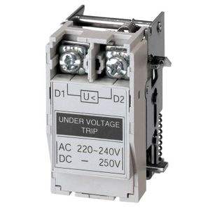 Расцепитель минимального напряжения  UVT  ADC200-250V  TS1600