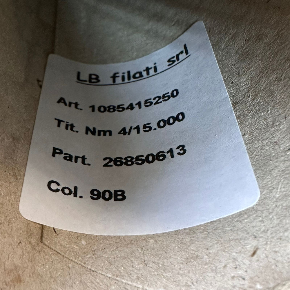 1085415250 - LB filati srl; 60% хлопок, 40% п/а; 375м/100гр; col. 90B, цвет: светло-зеленый