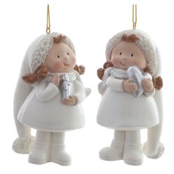 GAEM Фигурка декоративная подвесная "Девочка", L5 W5,5 H9,5 см, 2в.