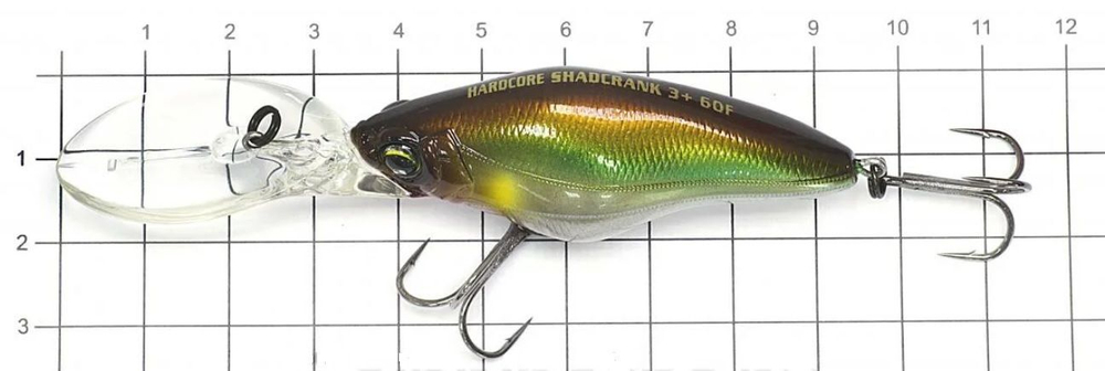 Воблер для рыбалки R1186 Duel Hardcore Shad Crank