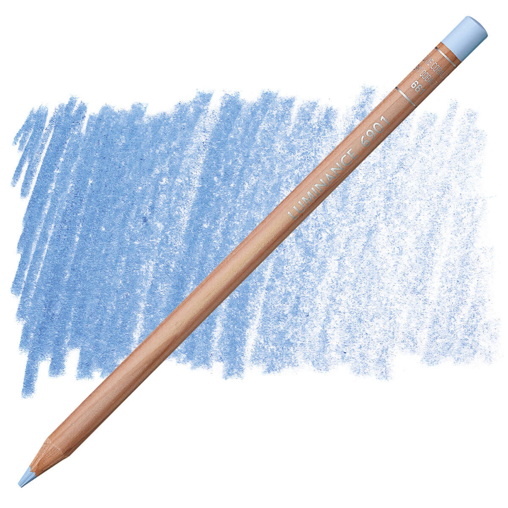 Caran d'Ache Luminance 6901. 661 Light Cobalt Blue