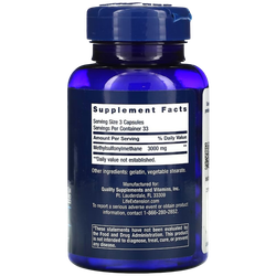 Life Extension MSM 1000 mg 100 capsules, МСМ, Метилсульфонилметан