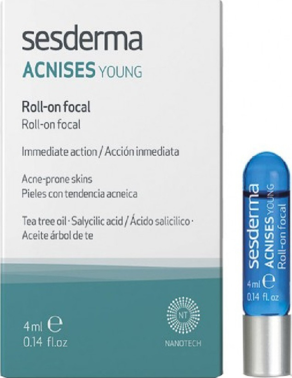 Sesderma ACNISES YOUNG Roll-on Focal - Средство роликовое для локального применения, 4 мл