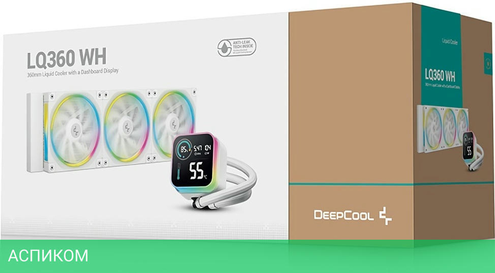 Система жидкостного охлаждения для процессора DeepCool LQ360 WH (R-LQ360-WHDSMC-G-1)