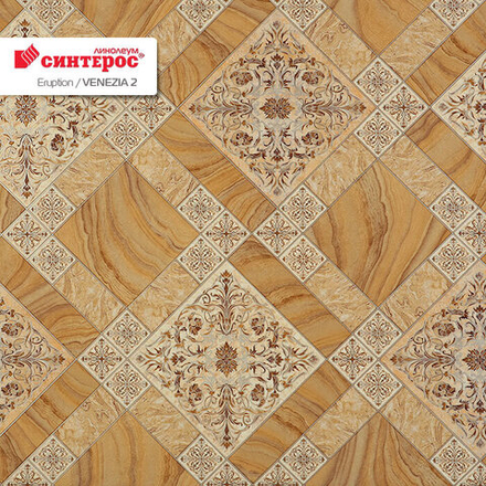 Линолеум Синтерос ERUPTION VENEZIA 2, Ширина рулона: 2м