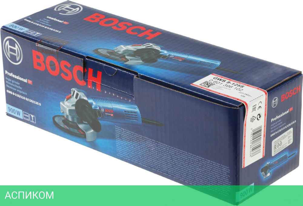 Угловая шлифмашина Bosch GWS 9-125 S (0.601.396.104)